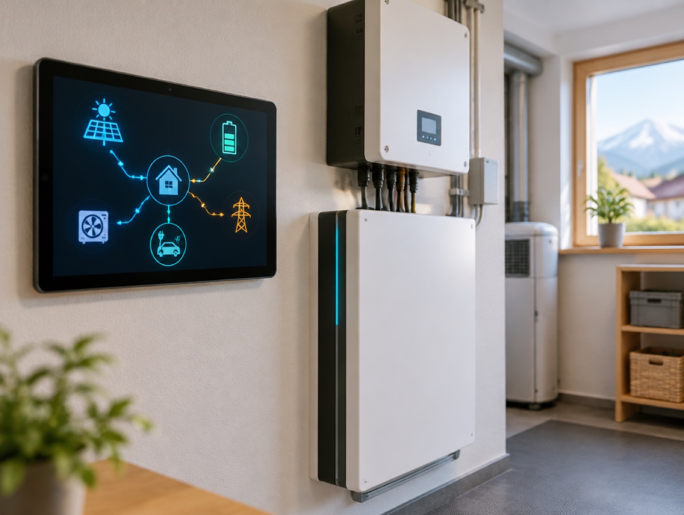Energiemanagementsystem Visualisierung