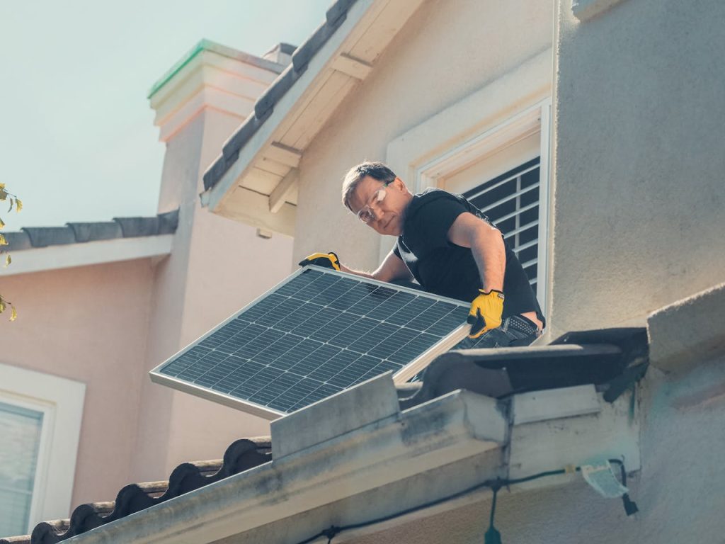 Installation von Photovoltaik