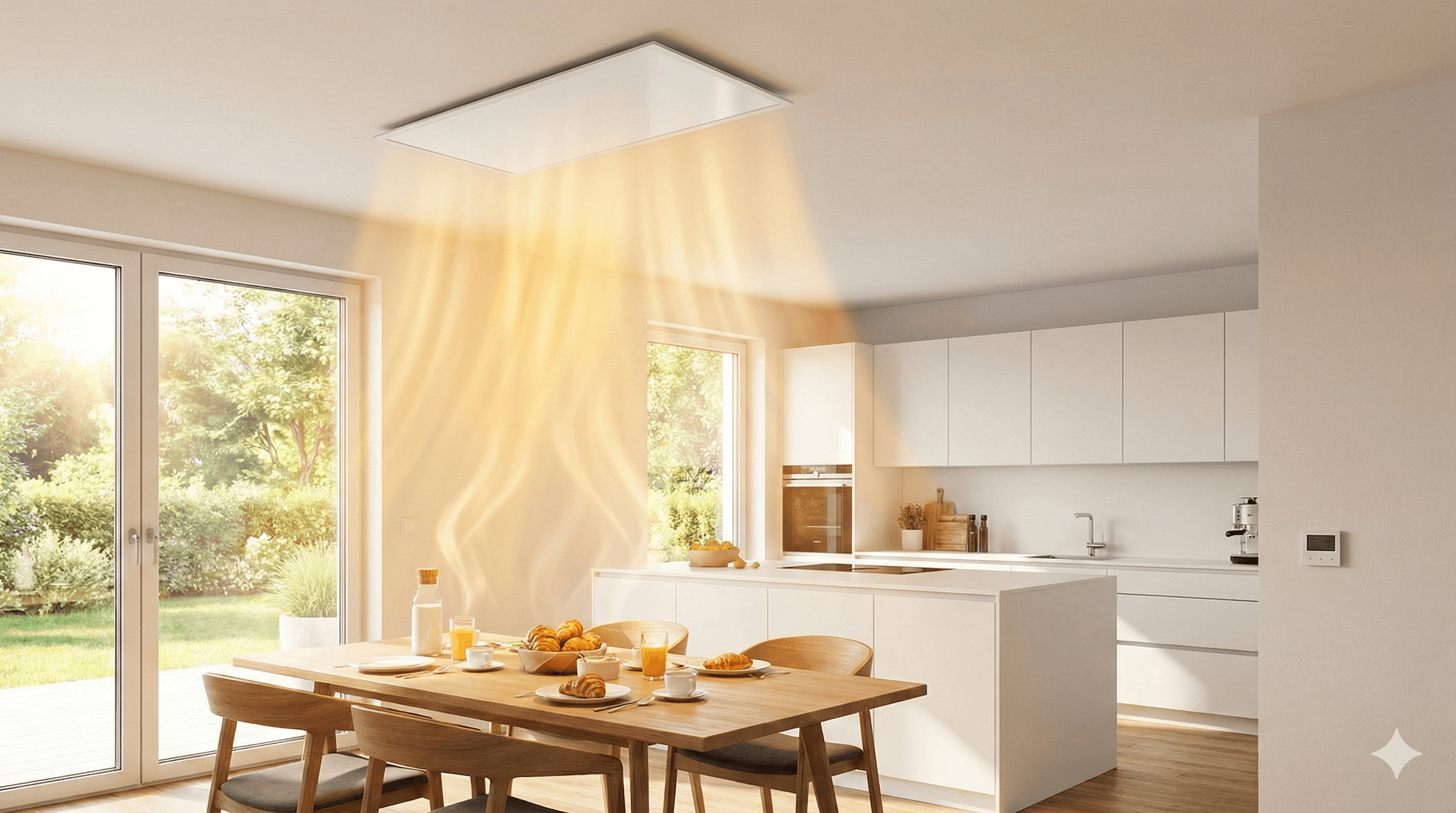 Infrarotheizung in der Küche