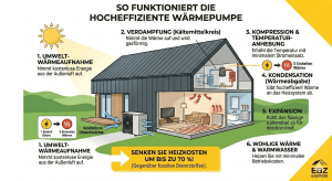 Funktionsweise einer Wärmepumpe