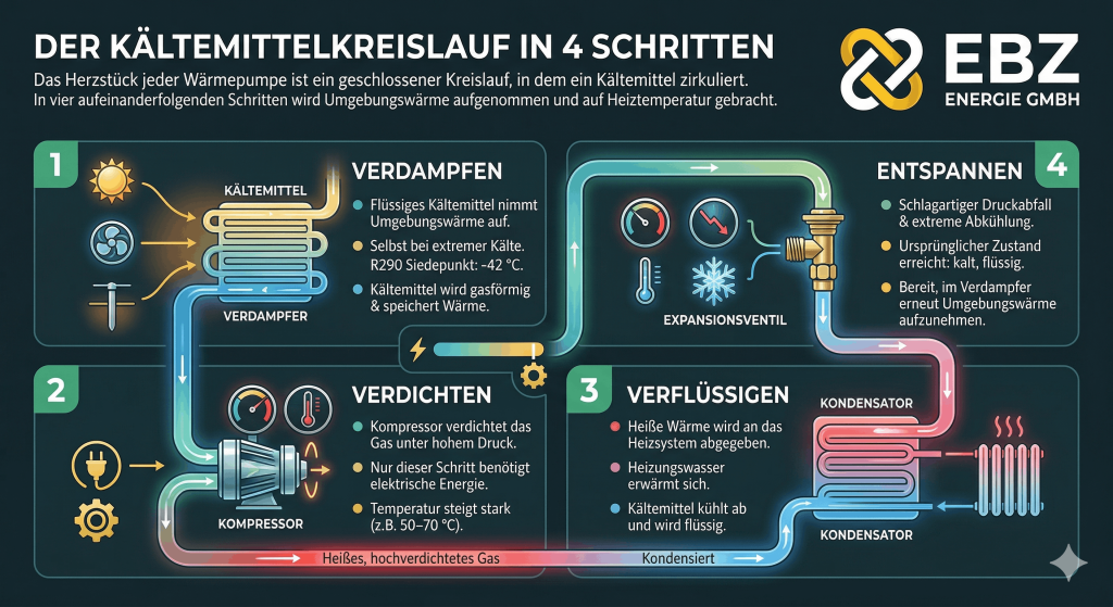 Funktionsweise Wärmepumpe
