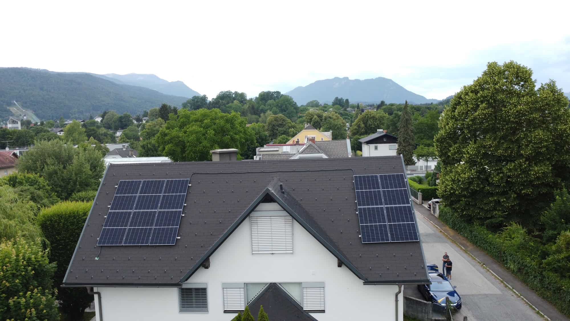 10,92-kWp-Photovoltaikanlage auf einem Wohnhaus in Wien