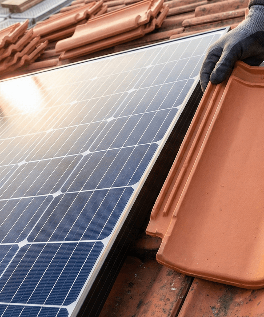 Ersatzziegel und Photovoltaik