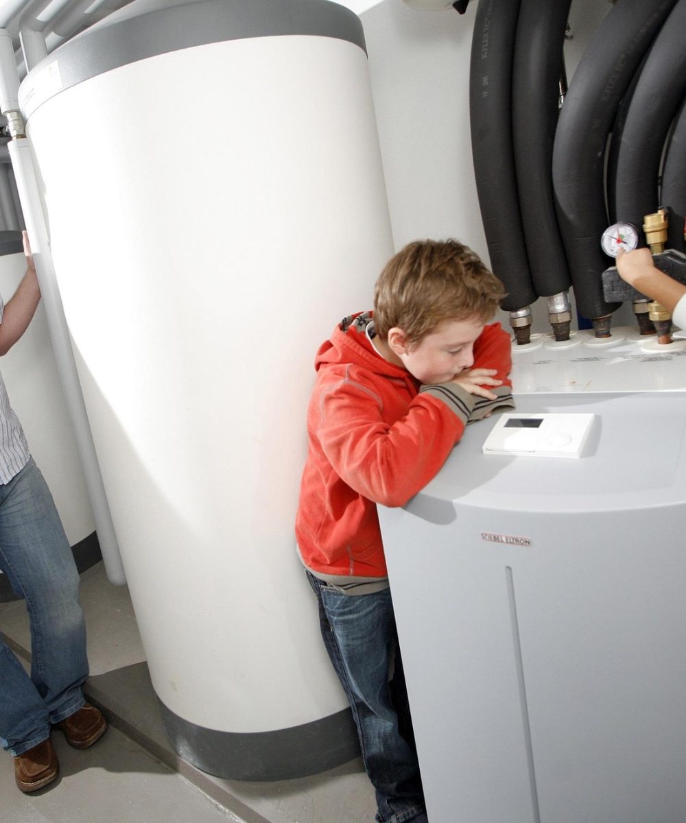 Wärmepumpe im Keller